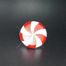 Festive Red Peppermint Knob Covers –10~30pcs For Effortless Holiday/Xmas Decor