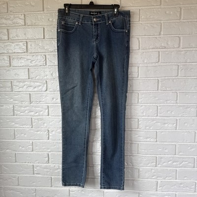 Miss Pirate Junior Jeans Size 5 Skinny Embroidered 
