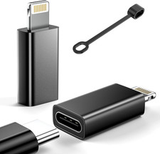 Mfi Certified 27W USB C to Lightning Adapter 2 Pack - Fast Charging Data Sync,