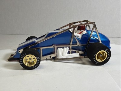 Parma 1/24 Outlaw Sprint Car  W/ GRC motor  Blue  W/ White Stripe