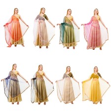 Net Bridal Dupatta Embroidered Scarf Wedding Party Wear For Women