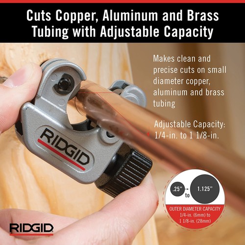 - CC247 40617 Model 101 Close Quarters Tubing Cutter, 1/4-inch to 1-1/8-inch ... - Picture 3 of 12