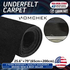 14sqft Premium Black Fabric Bunk Carpet/ Marine Boat Trailer Runners/Outdoor