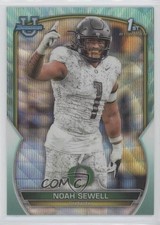 2022 Bowman U Chrome Aqua Wave Refractor 38/299 Noah Sewell #57 pe8