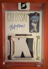 2023 Panini National Treasures - Colossal Material Signatures Kyle Manzardo...