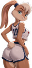 Lola Bunny Gym Vinyl Car Decal Sticker 7" Weatherproof