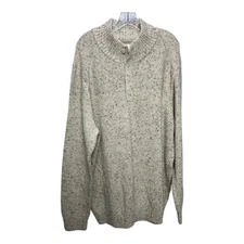 The Normal Brand Men's Size XXL Cream Seawool Nep Popover Sweater