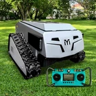 2-Speed Gasoline Tracked Remote Control RC Robot Lawn Mower EPA Loncin 9HP 224CC