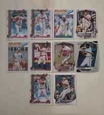 MLB Atlanta Braves Card Lot Of 10 - Sale, Olson, Harris II, Sinnard, Strider