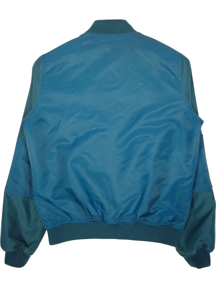 Vans Bomber Jacket Size Small Men's Blue Full Zip Lightweight Short  - Image 2 of 4