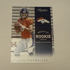 2012 Panini Prestige - Rookie card Brock Osweiler #233 (RC) Denver broncos . rookie card picture