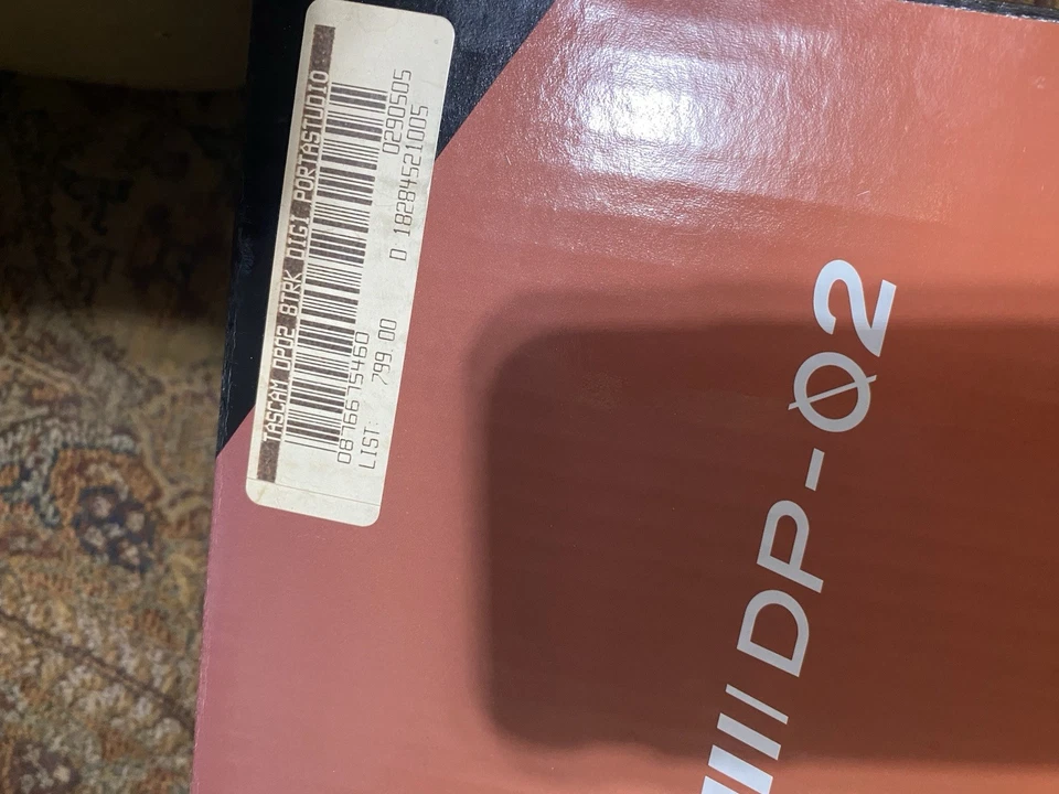 🔥NEW IN BOX Tascam DP-02 Portastudio 8-Track Mixer/CD Recorder!XLR💥 - Image 2 of 4