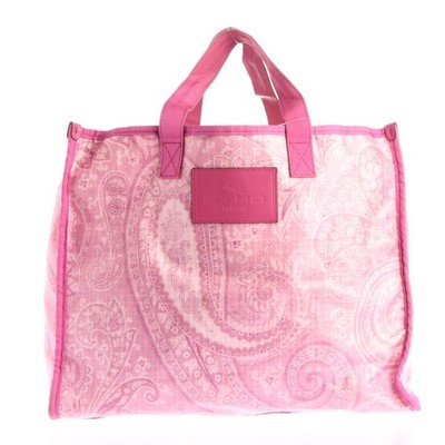 Etro Shopper Rosa Weiß Sehr gut