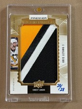 Kris Letang 2016-17 Upper Deck Premier Mega Patch Jumbo Relics: Chest Logo 28/28
