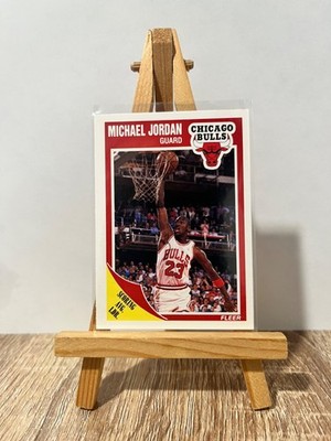 MICHAEL JORDAN 1989-90 Fleer Scoring Avg Leader #21 CHICAGO BULLS