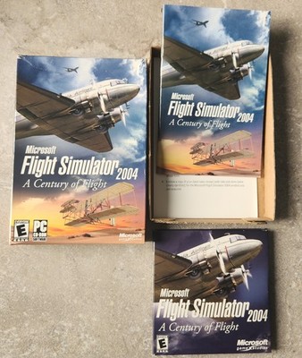Microsoft Flight Simulator 2004 + アドオン各種 MICROSOFT FLIGHT SIMULATOR 2004 A CENTURY OF FLIGHT PC GAME 4 CD