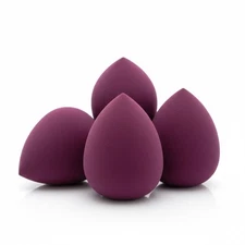 NEW Makeup Sponge Beauty Blender, Berry Purple, 4 pack, FREE SHIPPING