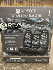 New Mossy Oak Remote Tactical Camo 4060 Split Bench Seat Cover - 1 Piece Blue