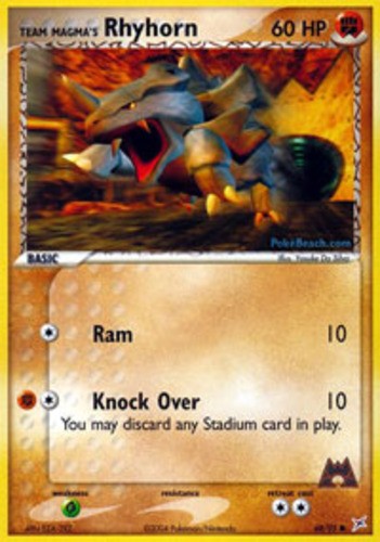 Team Magma's Rhyhorn
