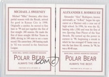 2003 Topps 205 Triple Folders Polar Bear Back Mike Sweeney Alex Rodriguez 0a1