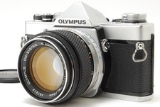 ?N MINT+++ ?Olympus OM1 OM-1 Silver 35mm Film Camera 50mm f/1.4 Lens