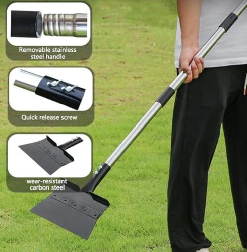  Long Handle Multifunctional Cleaning Scraper Shovel,Heavy Duty Garden Tool  - Picture 3 of 6