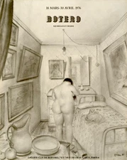 Fernando Botero, affiche originale, 1976, Galerie Claude Bernard