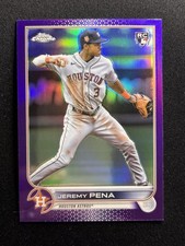 Jeremy Pena 2022 Topps Chrome Update Purple RC