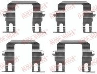 Quick Brake ZubehöRsatz, Scheibenbremsbelag Hinten FüR Isuzu Opel