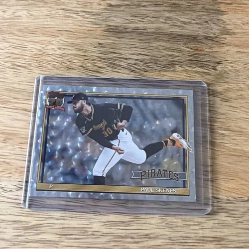 2026 Topps Series 1 Paul Skenes #T91-50 Crackle Foil SP Pirates