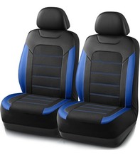 Car Seat Covers, Premium Air Mesh Two Front Blue Front  FREE Rear Seat Cover