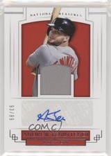 2018 National Treasures Material Signature 93/99 Andrew Benintendi Auto uk2