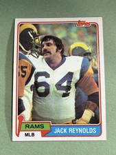 Jack Reynolds 1981 Topps Los Angeles Rams #369 EE851