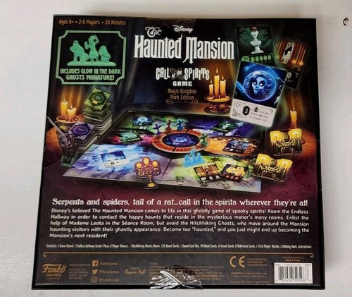 Funko Board Game Disney Haunted Mansion Call of Spirits Magic Kingdom Park - Foto 6 di 8