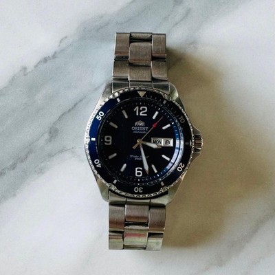 Orient Ray II FAA02005D9 Diver Watch Blue Dial Automatic Used Japan Working Rrae
