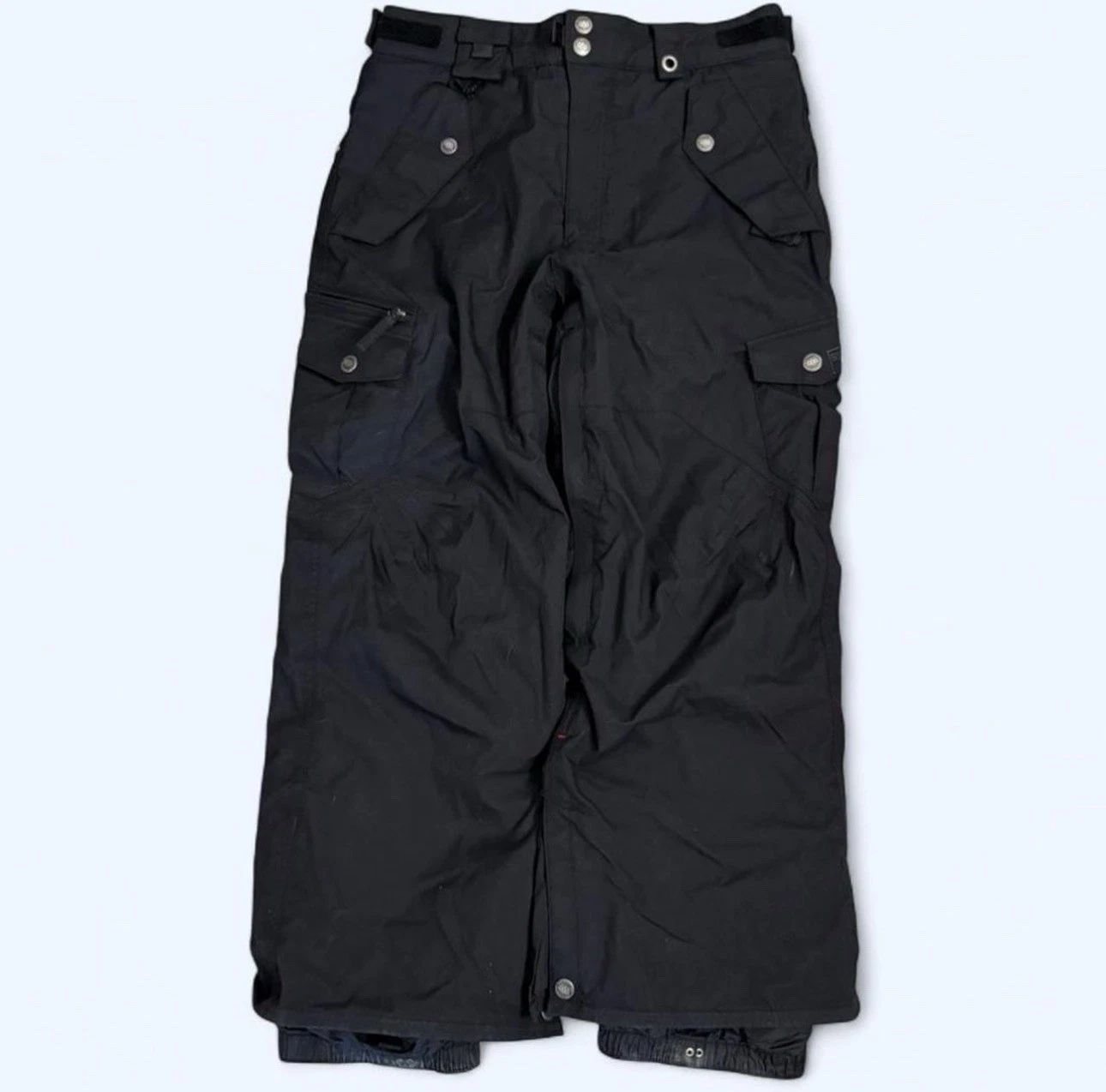 Six Eight Six 686 Snow Pants Mens S Black Ski Snowboard SMARTY Thermal Rating 7