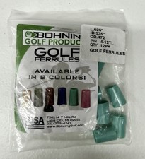 Bohning Golf #4-12TL Wood Ferrules .335" (1 DZ - Teal)