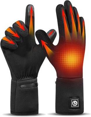 SAVIOR HEAT Heated Gloves, Battery Electric Glove Medium-Large, Black 