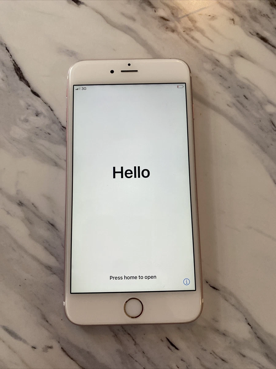 Apple iPhone 6s Plus - 128GB - Rose Gold (Unlocked) A1634 (CDMA + GSM)