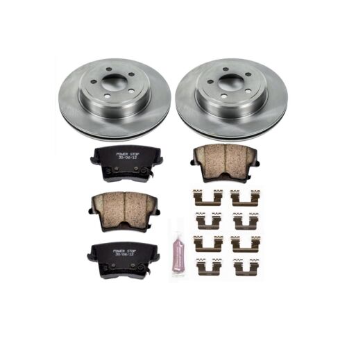 Powerstop KOE1720 Rear Brake Disc and Pad Kit 5 Lugs for 05-20 Chrysler 300 C - Picture 2 of 3