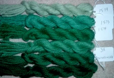 Paternayan & Colonial Wool 3ply Persian Yarn Needlepoint Crewel 1573 Turquoise
