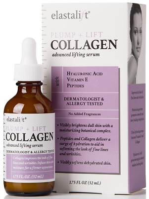Collagen Lifting Face Serum for Plump Firm Sagging Skin Anti-Wrinkle 1.75 oz