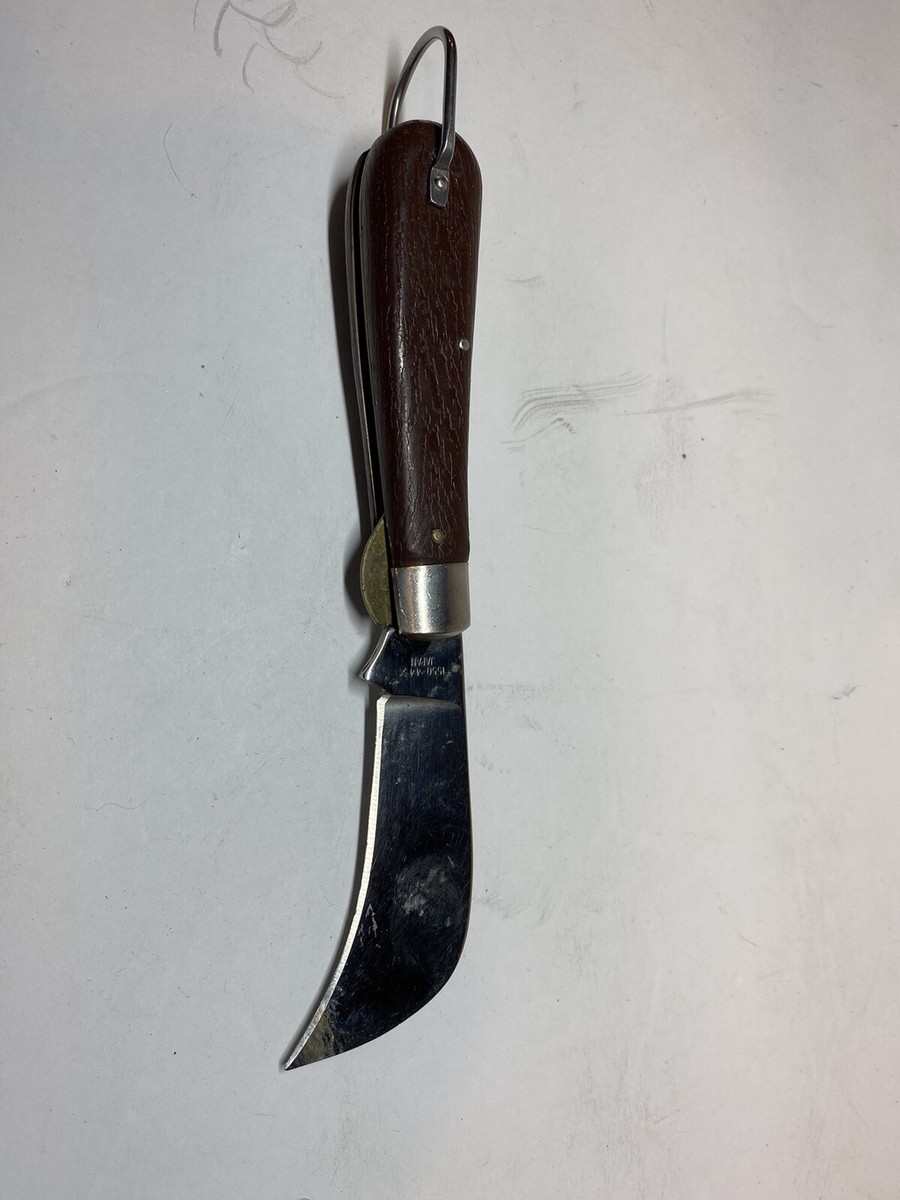 Vintage Klein Tools Chicago Hawkbill Liner Lock Pocket Knife 1550-44X Japan | eBay Vintage Klein Tools Chicago Hawkbill Liner Lock Pocket Knife 1550-44X Japan | eBay