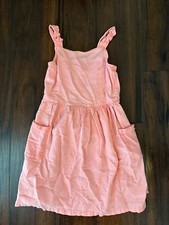 Carter  s Girls Pink Tank Top Dress With Pockets Size 7