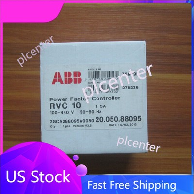 1PCS New ABB RVC-10 RVC10-1/5A Power Factor Controller In Box Free Ship *BA