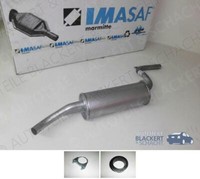 Imasaf Auspuff Endtopf für Peugeot 104 Coupe 1.1+1.4+Talbot Samba 1.4 1973-1986