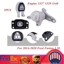 Engine Motor & Trans. Mount For Ford Fusion 2014-2020 1.5L 2013-14 1.6L Set 3PCS