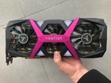 YESTON ADM Radeon RX580 OC 8GB GDDR5 2304SP Graphics Card Video Card HDMI DVI DP