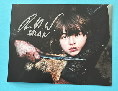 Isaac Hempstead Wright   -   Game of Thrones  -  signed, original Autogramm !!!