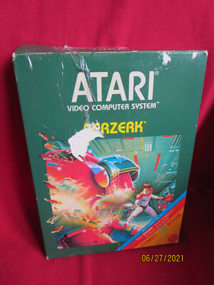 Atari 2600 Berzerk CX2650 CIB 1982
